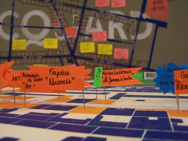 Le B.E.A.U - participatory mapping of the vacants / active shops