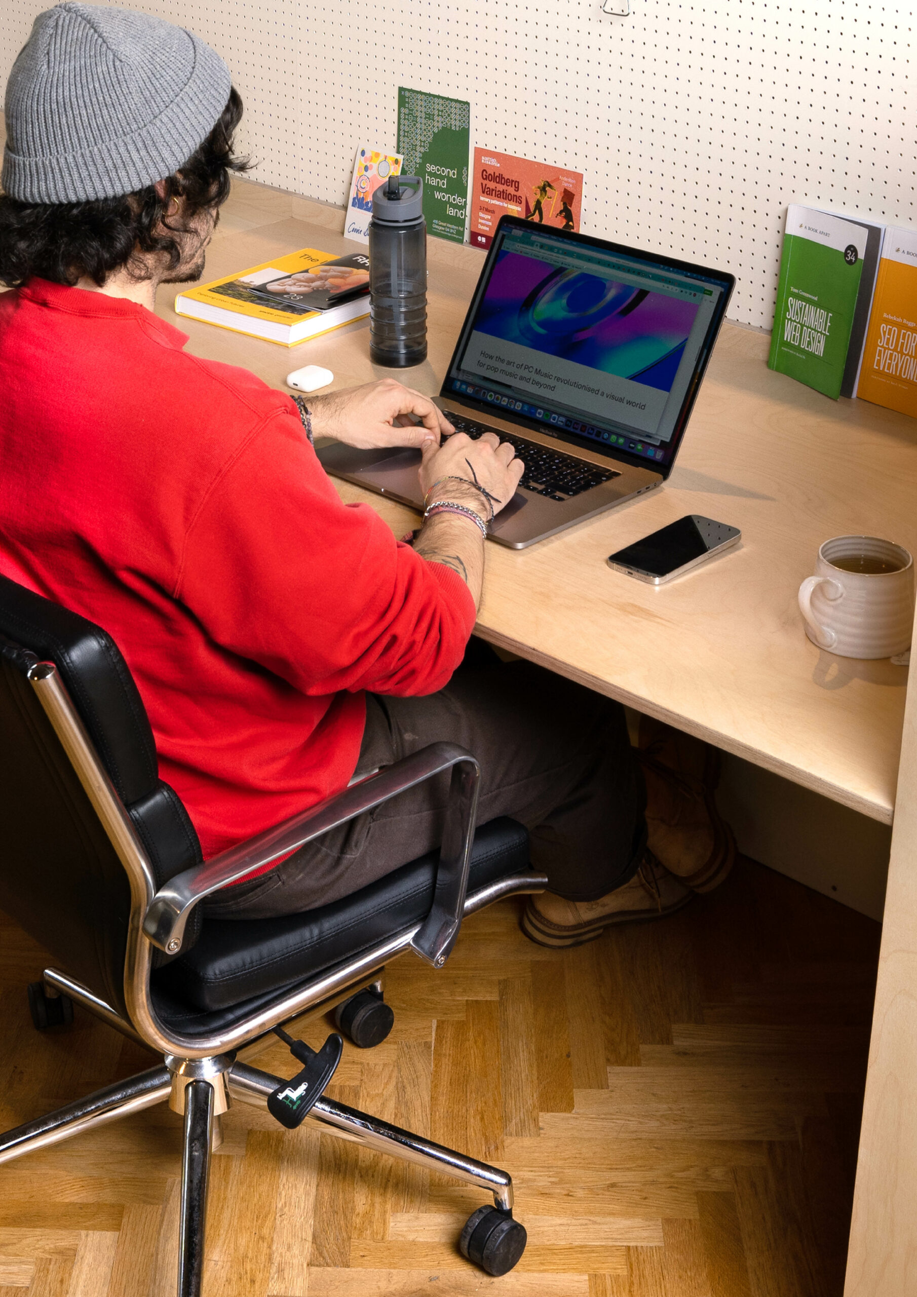 Photo of Fixed desk user in Civic House Studio in Glasgow