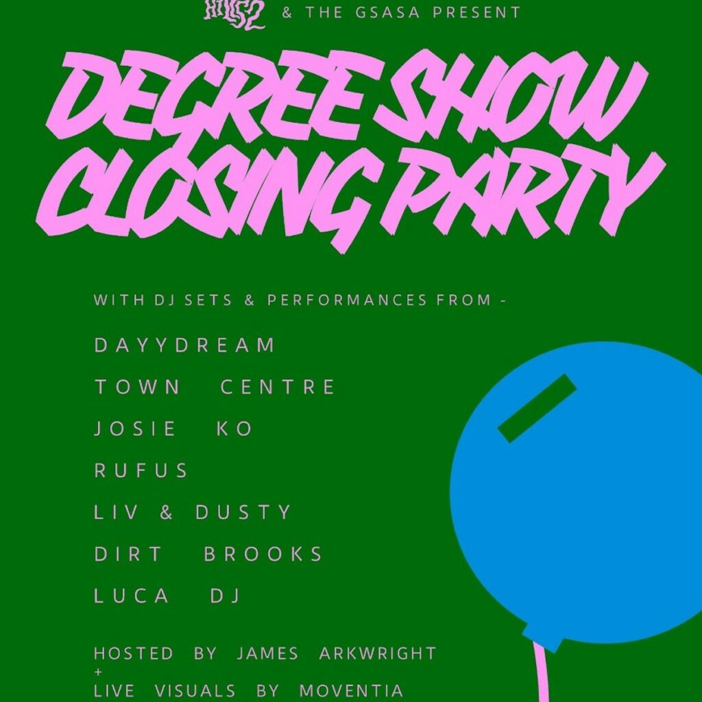 Gsa Degree Show Closing Party — Agile City 9018